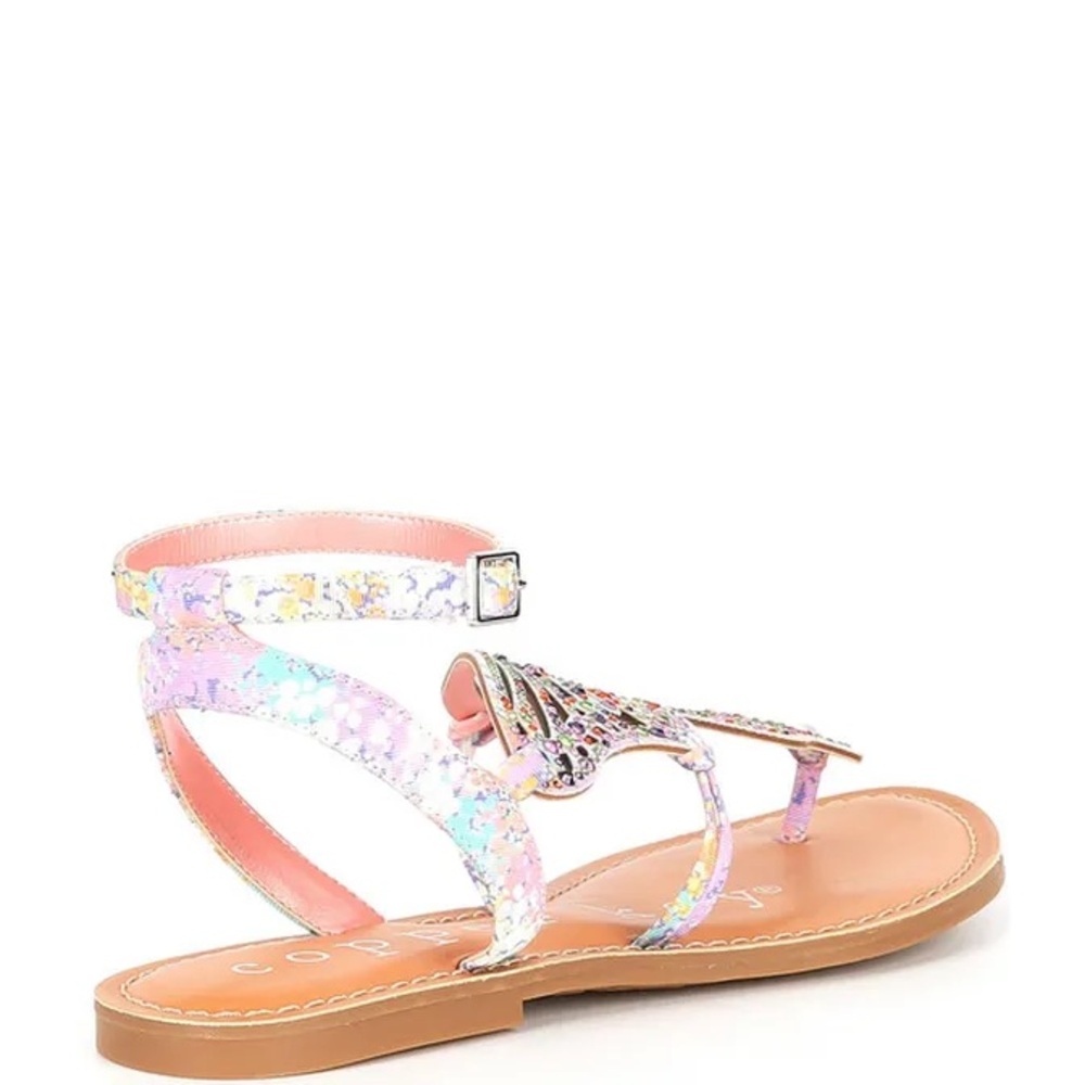 Copper Key
Flutter Rainbow Rhinestone Embellished Butterfly Sandals - Picture 5 of 9